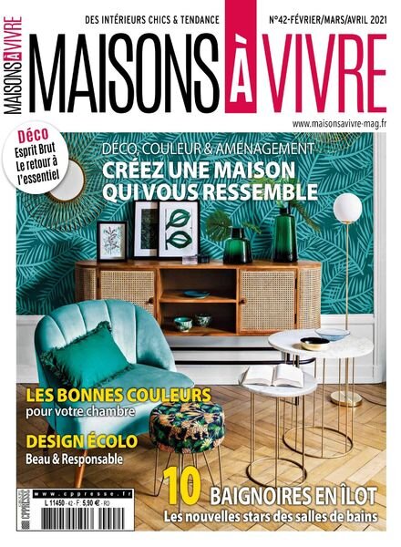 Maisons a Vivre – Fevrier-Avril 2021 Cover