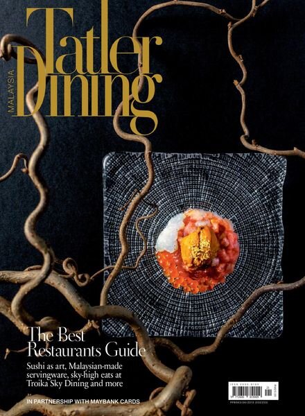 Malaysia Tatler Best Restaurants – January 2021 Cover