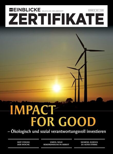 marktEINBLICKE Zertifikate – 27 Januar 2021 Cover