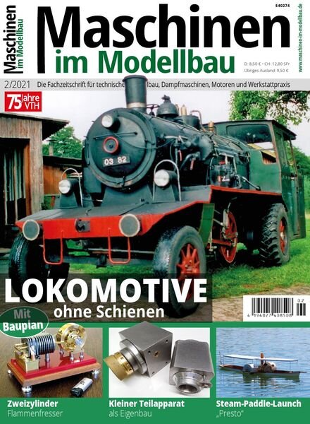 Maschinen im Modellbau – Februar 2021 Cover