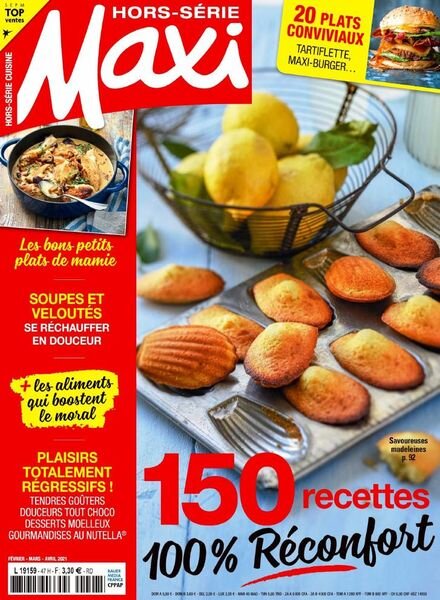Maxi – Hors-Serie Cuisine – Fevrier-Avril 2021 Cover