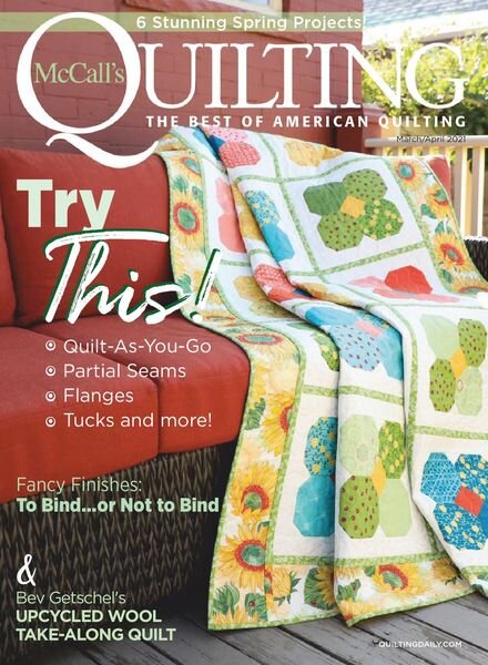 McCall’s Quilting – March-April 2021 Cover