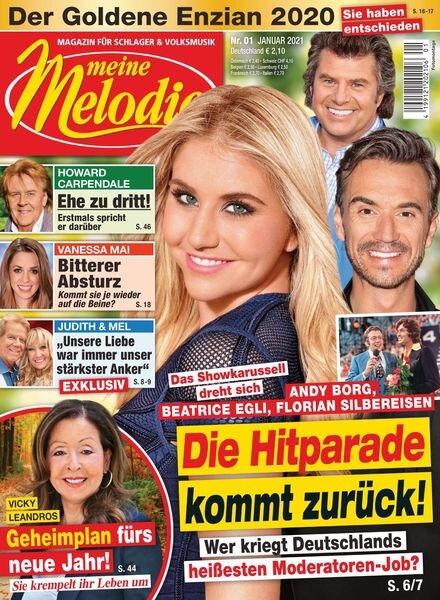 Meine Melodie – 17 Dezember 2020 Cover