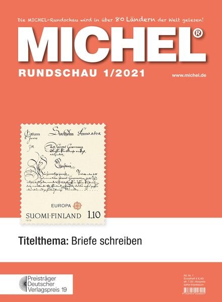 MICHEL-Rundschau – 31 Dezember 2020 Cover