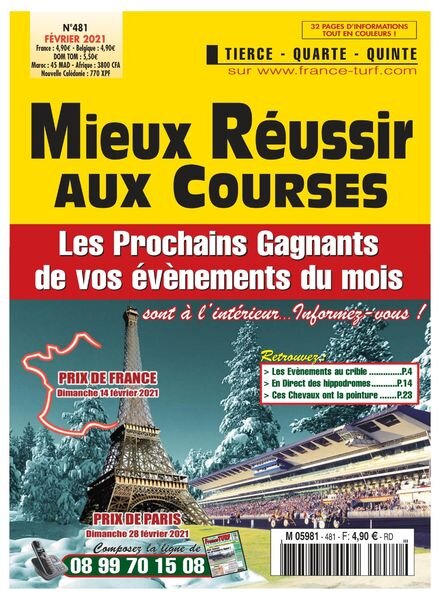 Mieux Reussir aux Courses – Fevrier 2021 Cover