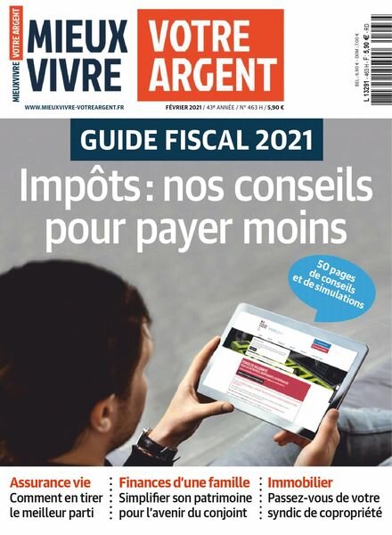 Mieux Vivre Votre Argent – fevrier 2021 Cover