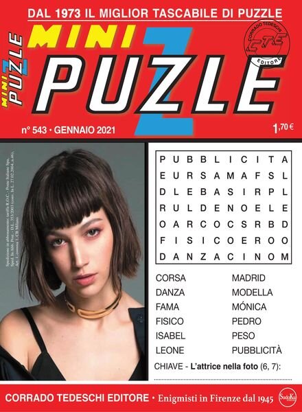 Mini Puzzle – 08 gennaio 2021 Cover