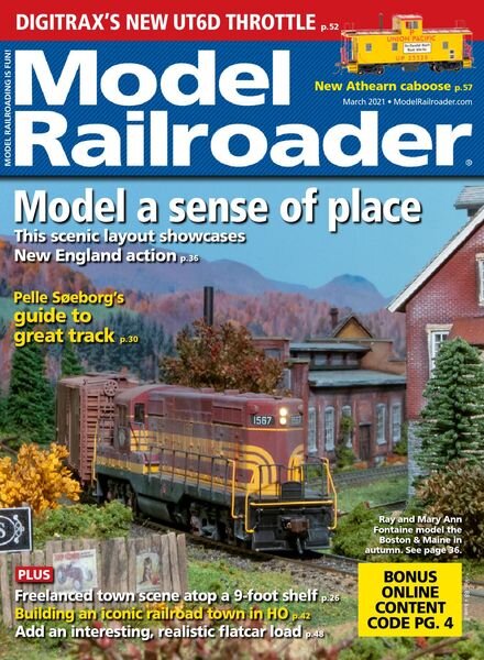 Model Railroader – March 2021 Cover
