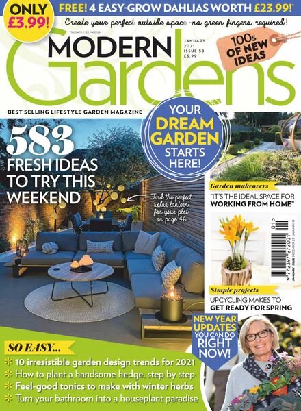 Modern Gardens – January 2021 Cover