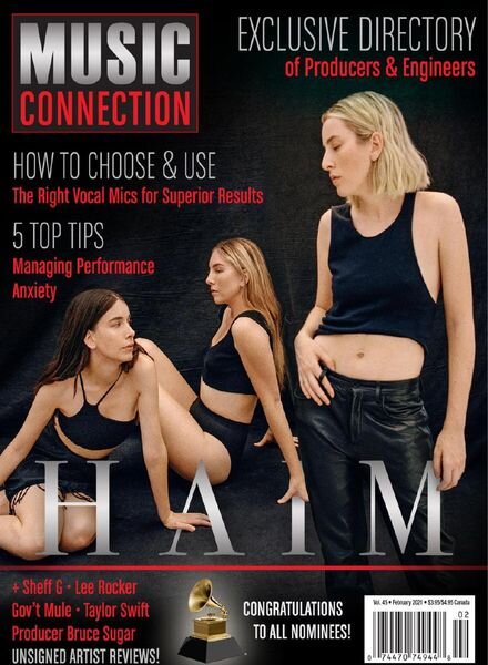 Music Connection – February 2021 Cover