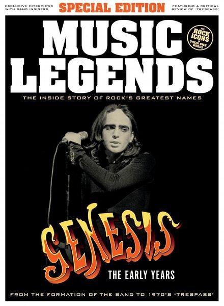 Music Legends – Genesis Special Edition 2021 The Early Years Cover