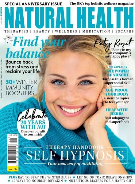Natural Health – November 2020 Cover