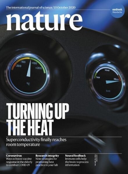 Nature – 15 October 2020 Cover