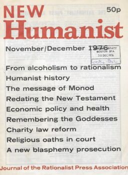 New Humanist – November-December 1976