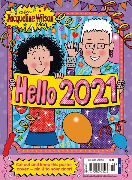 Official Jacqueline Wilson Magazine – 30 December 2020 Cover