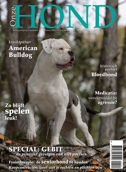 Onze Hond – januari 2021 Cover
