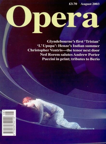Opera – August 2003 Cover