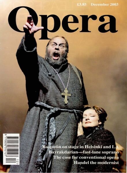 Opera – December 2003 Cover