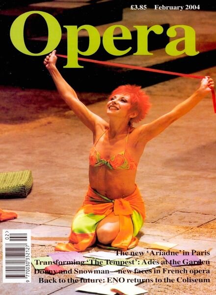 Opera – February 2004 Cover