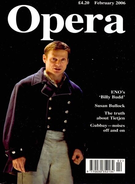 Opera – February 2006 Cover
