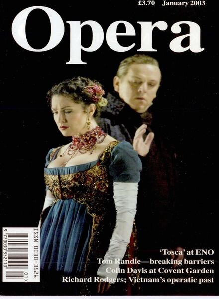 Opera – January 2003 Cover