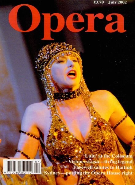 Opera – July 2002 Cover