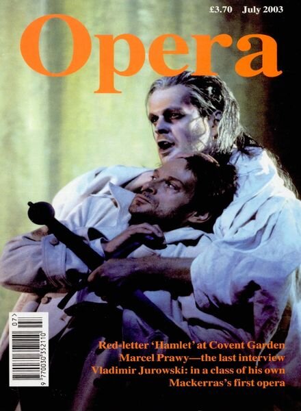 Opera – July 2003 Cover