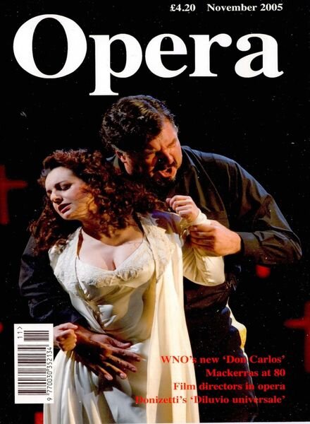 Opera – November 2005 Cover