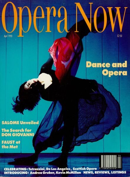 Opera Now – April 1990 Cover