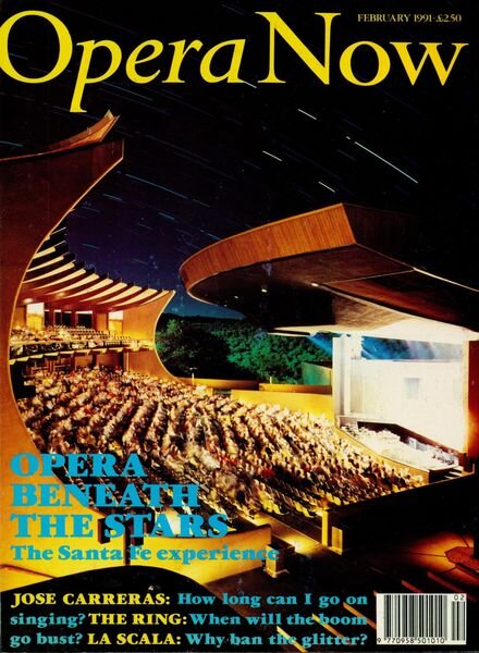 Opera Now – February 1991 Cover