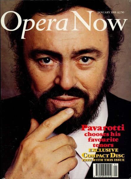 Opera Now – January 1991 Cover