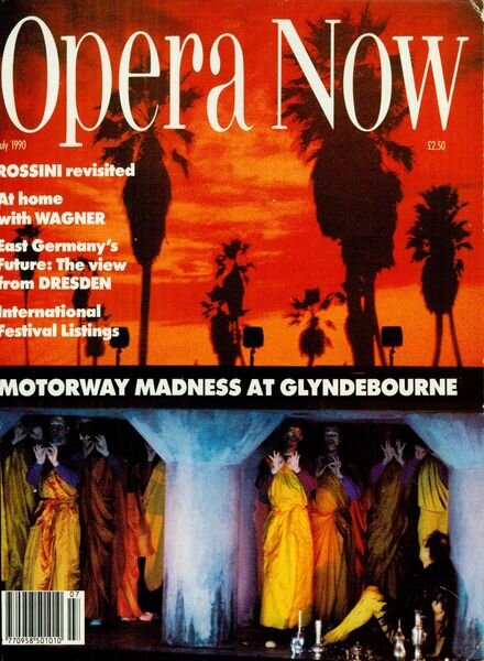 Opera Now – July 1990 Cover