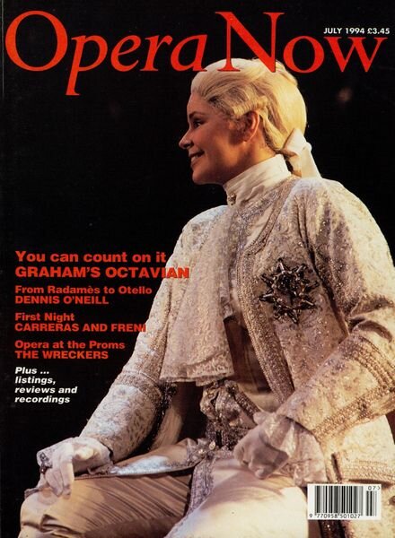 Opera Now – July 1994 Cover