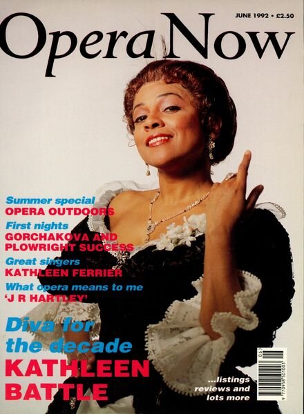 Opera Now – June 1992 Cover