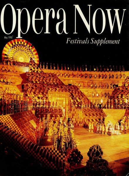 Opera Now – May 1990 Festivals Supplement Cover