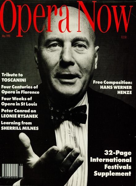 Opera Now – May 1990 Cover