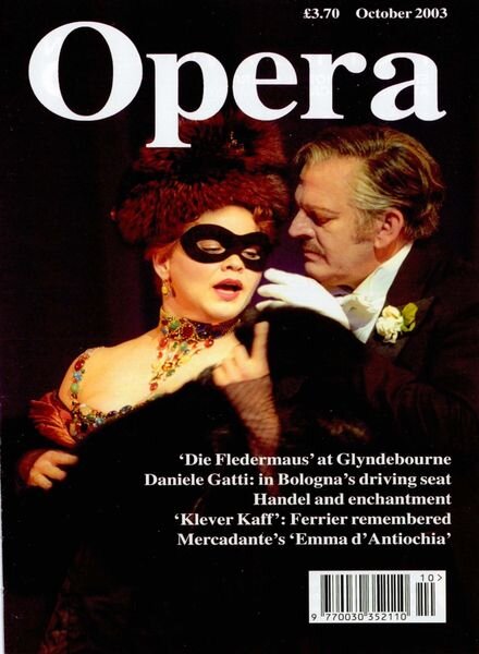 Opera – October 2003 Cover