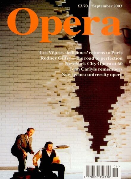 Opera – September 2003 Cover