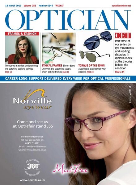 Optician – 18 March 2016 Cover