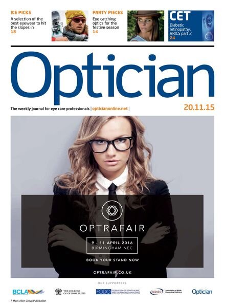 Optician – 20 November 2015 Cover