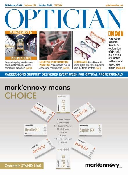 Optician – 26 February 2016 Cover