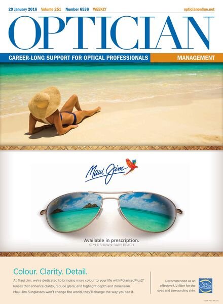 Optician – 29 January 2016 Cover