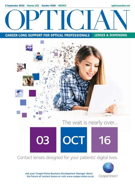 Optician – 9 September 2016 Cover