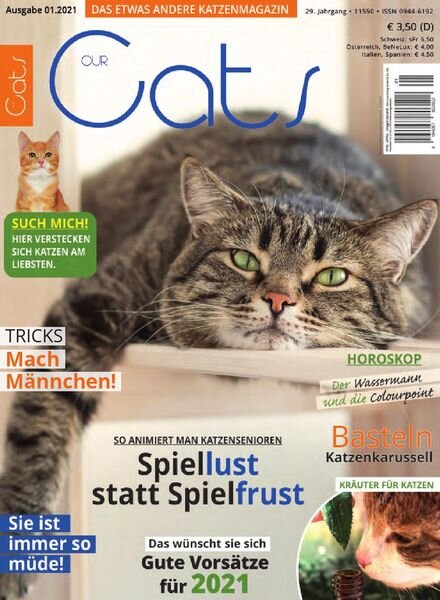 Our Cats – Januar 2021 Cover