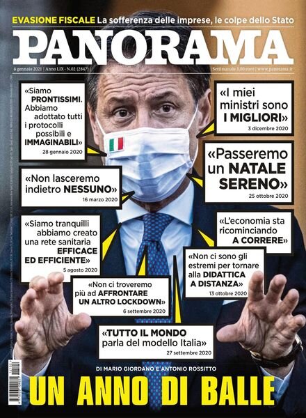 Panorama Italia – 07 gennaio 2021 Cover