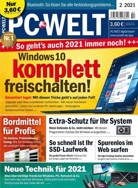 PC-WELT – 02 Januar 2021 Cover