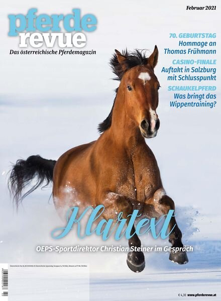 Pferderevue – 08 Februar 2021 Cover