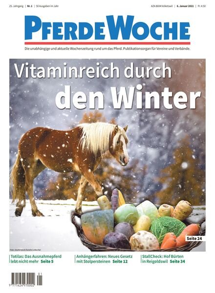 PferdeWoche – 06 Januar 2021 Cover
