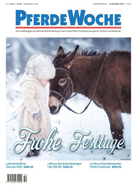 PferdeWoche – 16 Dezember 2020 Cover