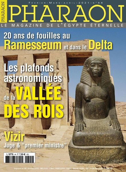 Pharaon Magazine – Fevrier-Avril 2021 Cover